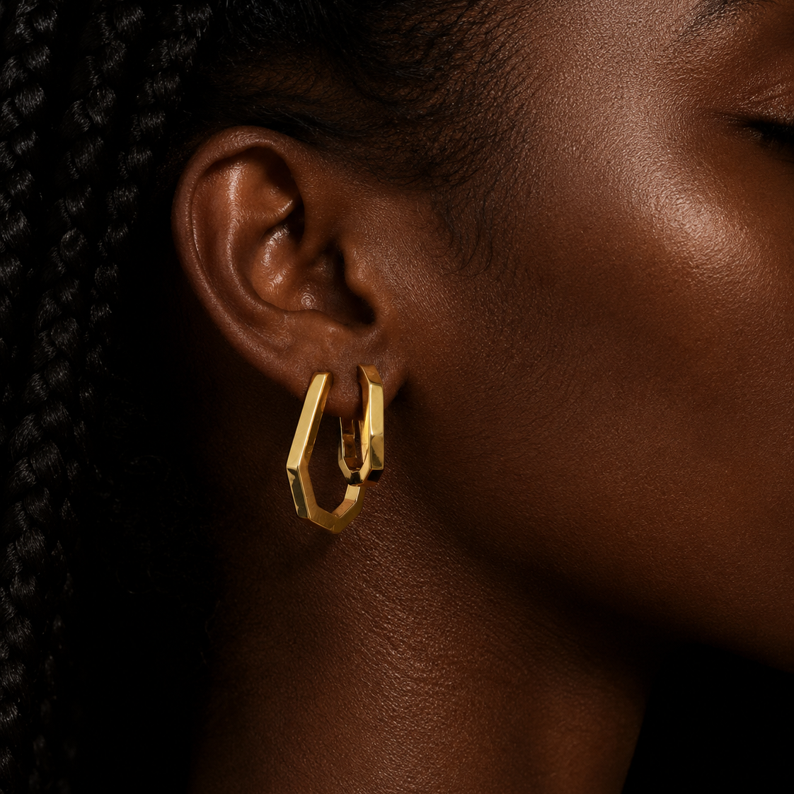 Boucles d'oreille Géo
