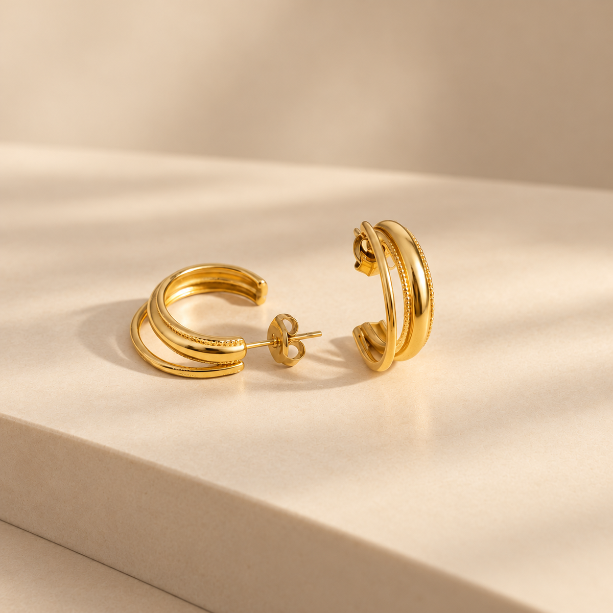 Boucles d'oreilles Duo