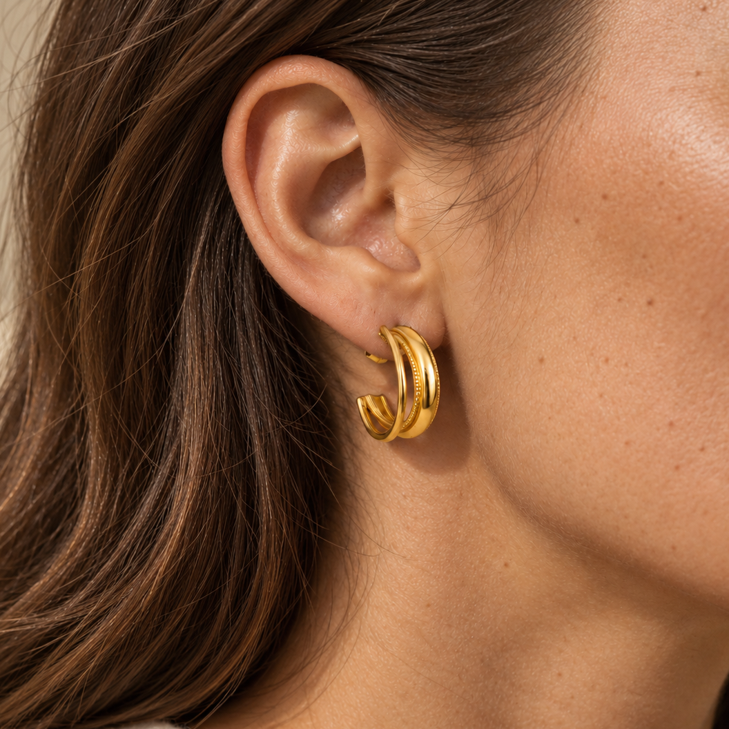 Boucles d'oreilles Duo
